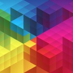 Abstract geometric background, vector